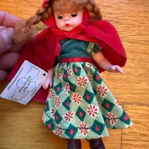 Madame Alexander Doll with Red Cape and Green Dress from McDonald’s 2002-2003
